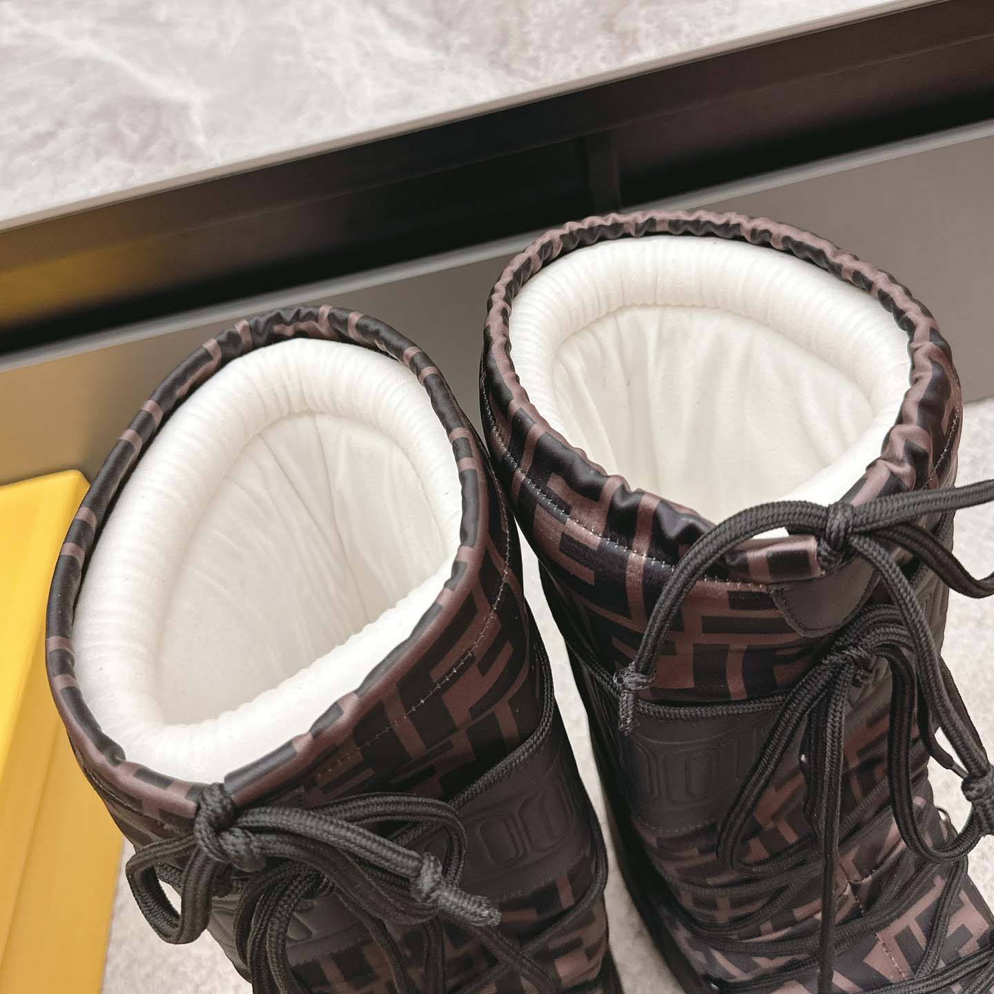 Fendi FF Motif Moon Boots - PerfectKickZ