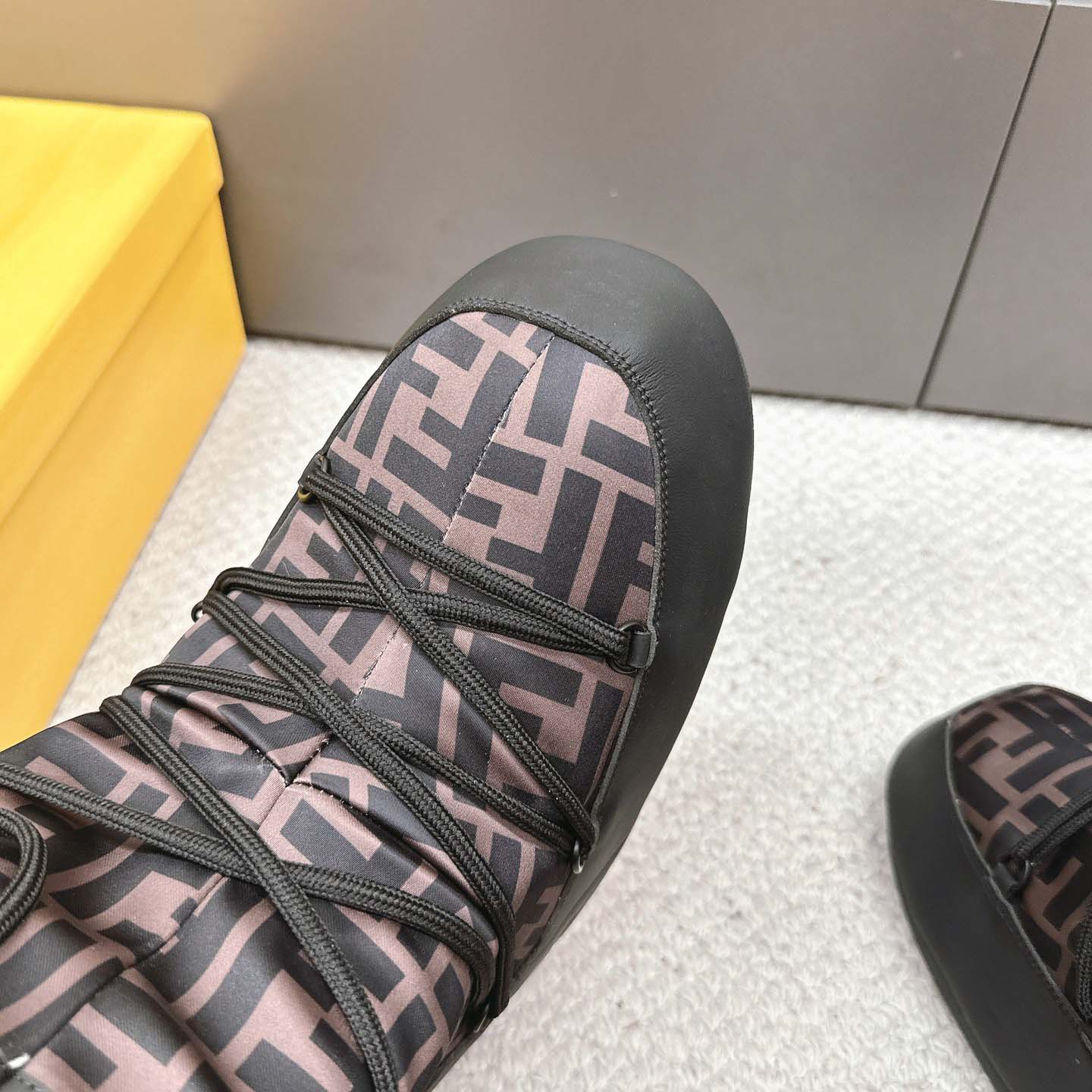 Fendi FF Motif Moon Boots - 