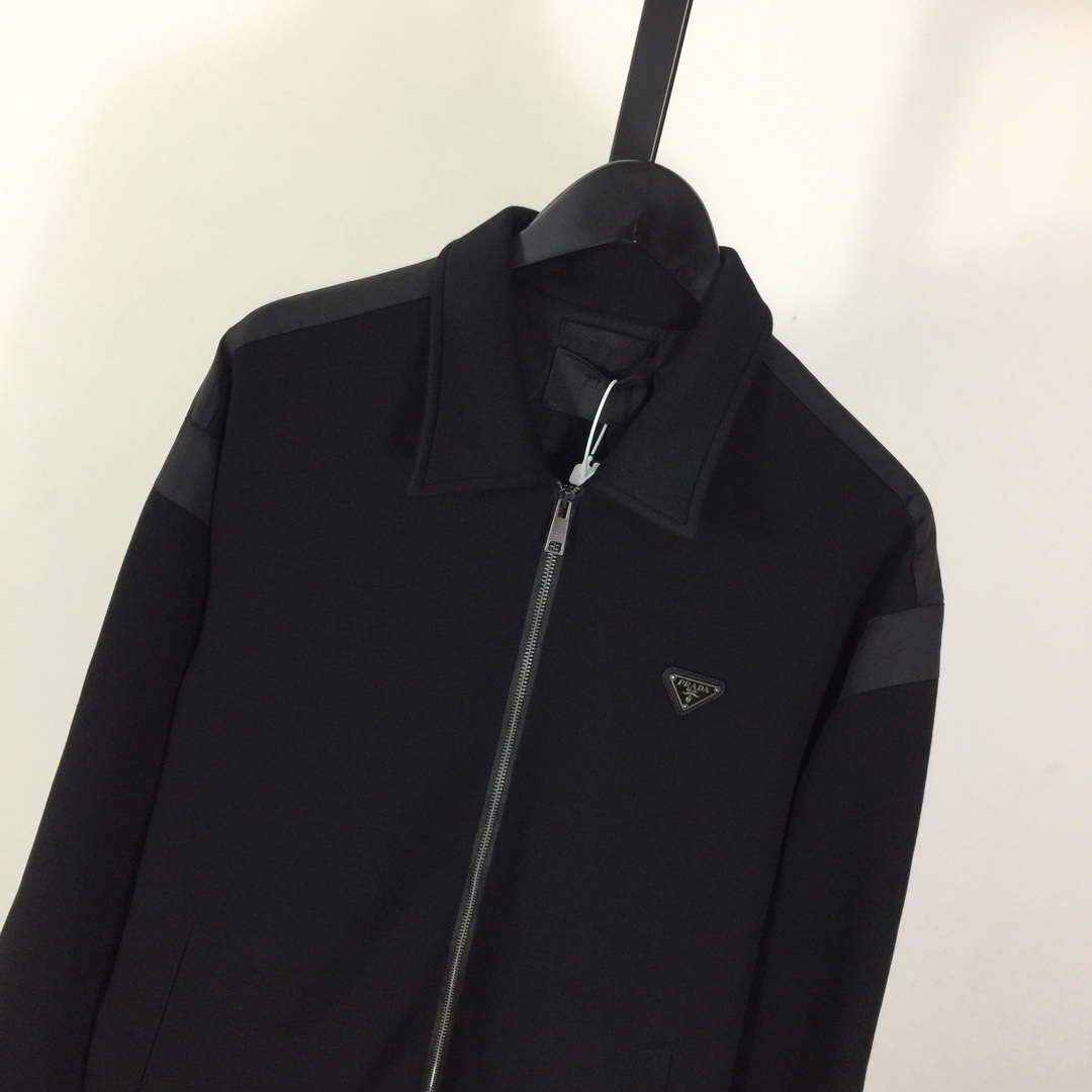 Prada Technical Fleece Cardigan With Duchesse Details - 