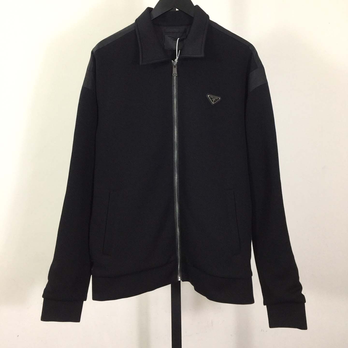 Prada Technical Fleece Cardigan With Duchesse Details - PerfectKickZ