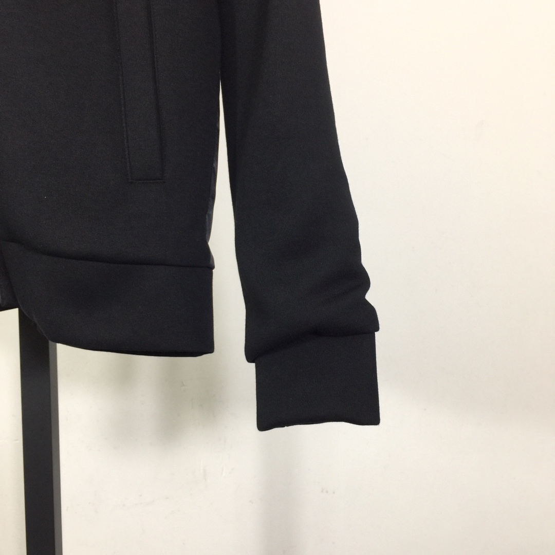 Prada Technical Fleece Cardigan With Duchesse Details - 