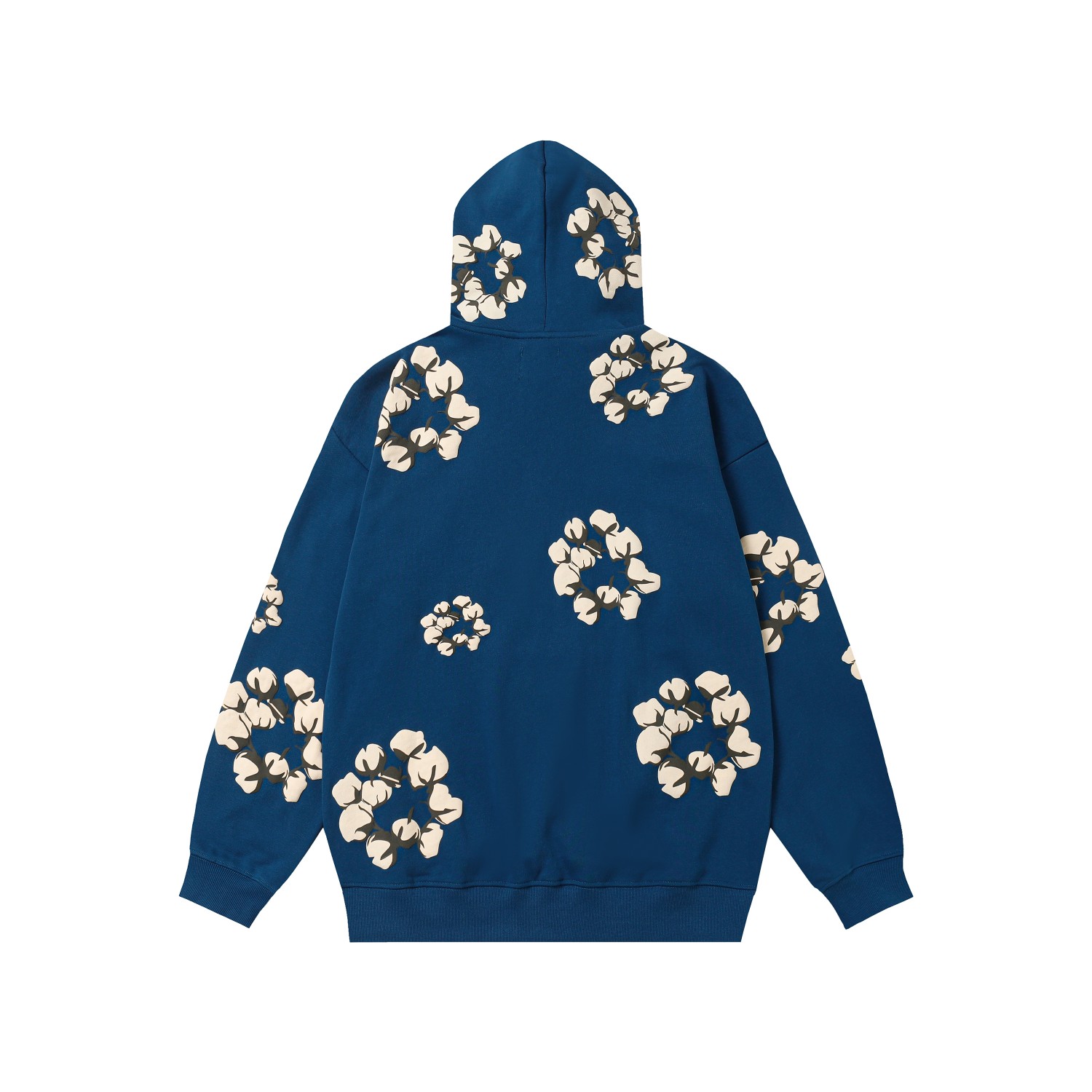 Denim Tears Cactus Tears Wreath Hoodie Blue - PerfectKickZ
