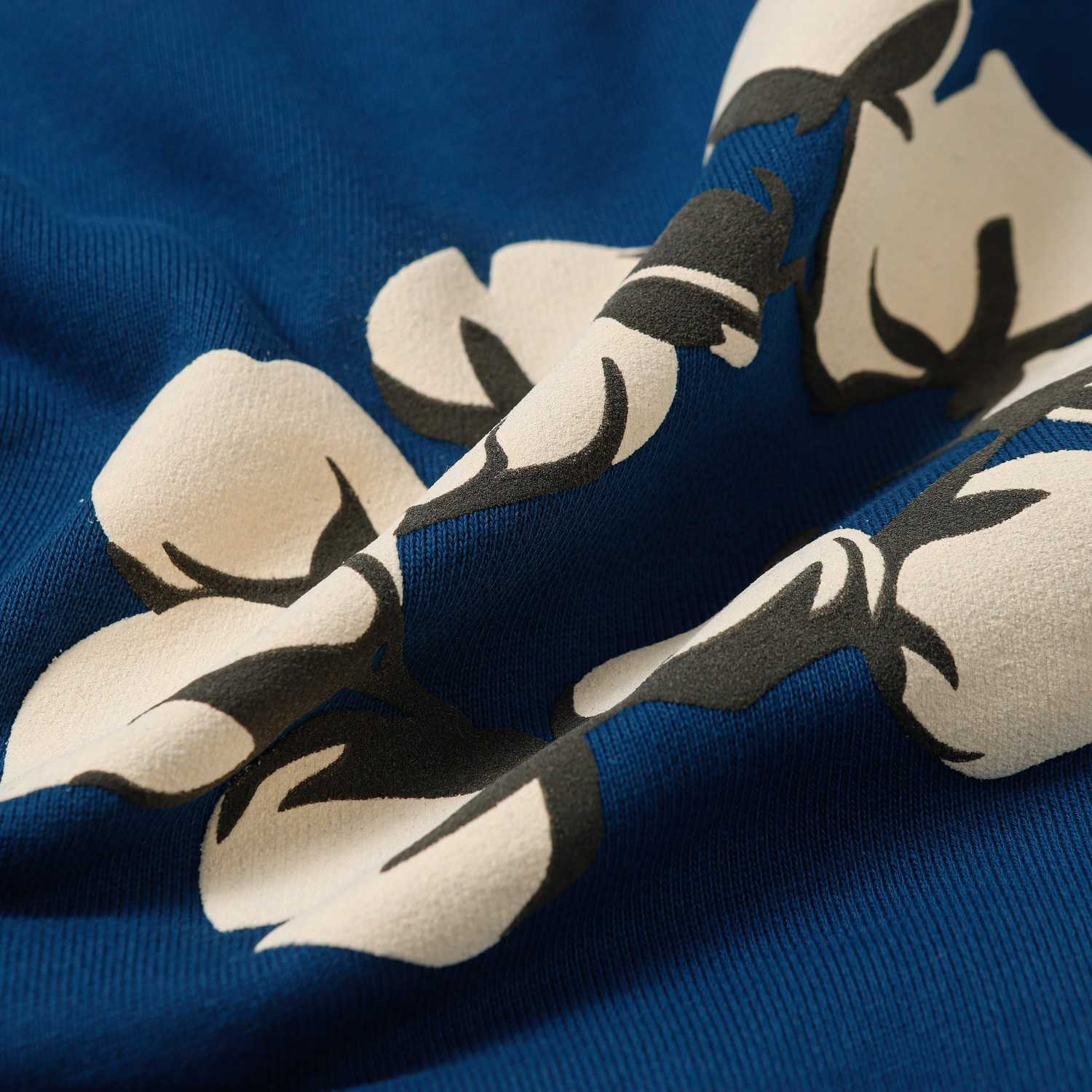 Denim Tears Cactus Tears Wreath Hoodie Blue - PerfectKickZ