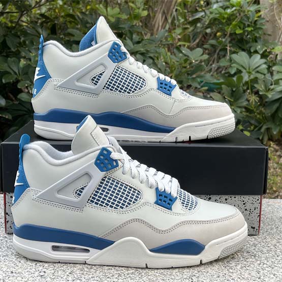 Air Jordan 4 “Military Blue” Sneakers    FV5029-141 - PerfectKickZ