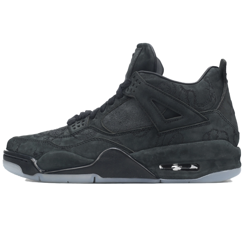 KAWS X Air Jordan 4 Retro Black Sneakers    930155-001 - PerfectKickZ