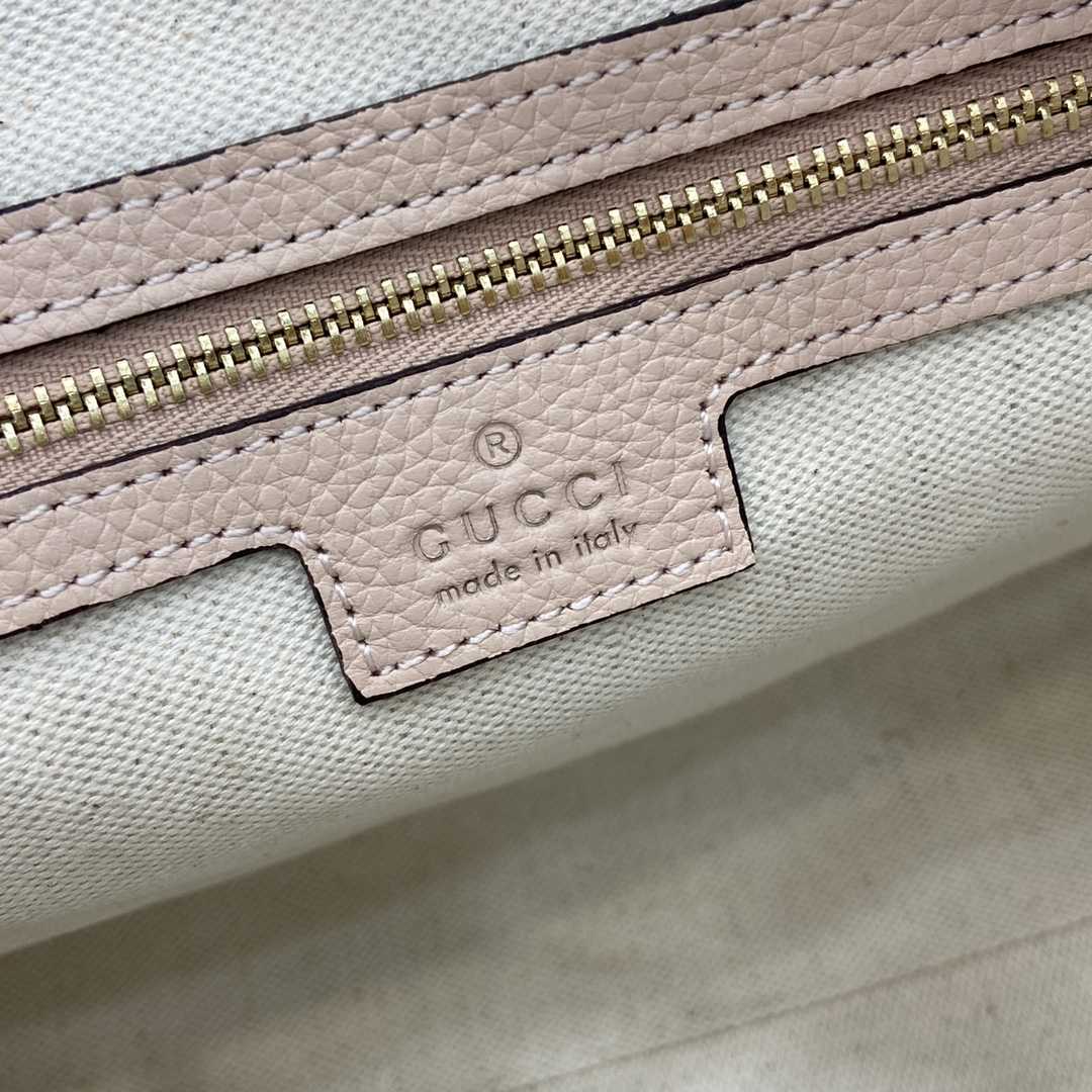 Gucci GG Emblem Small Top Handle Bag - PerfectKickZ