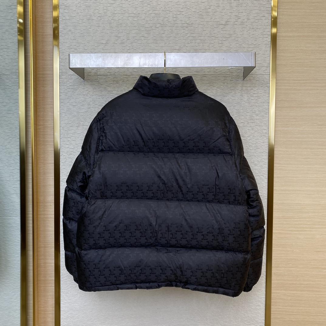 Celine Down Jacket In Triomphe Nylon Jacquard  - PerfectKickZ