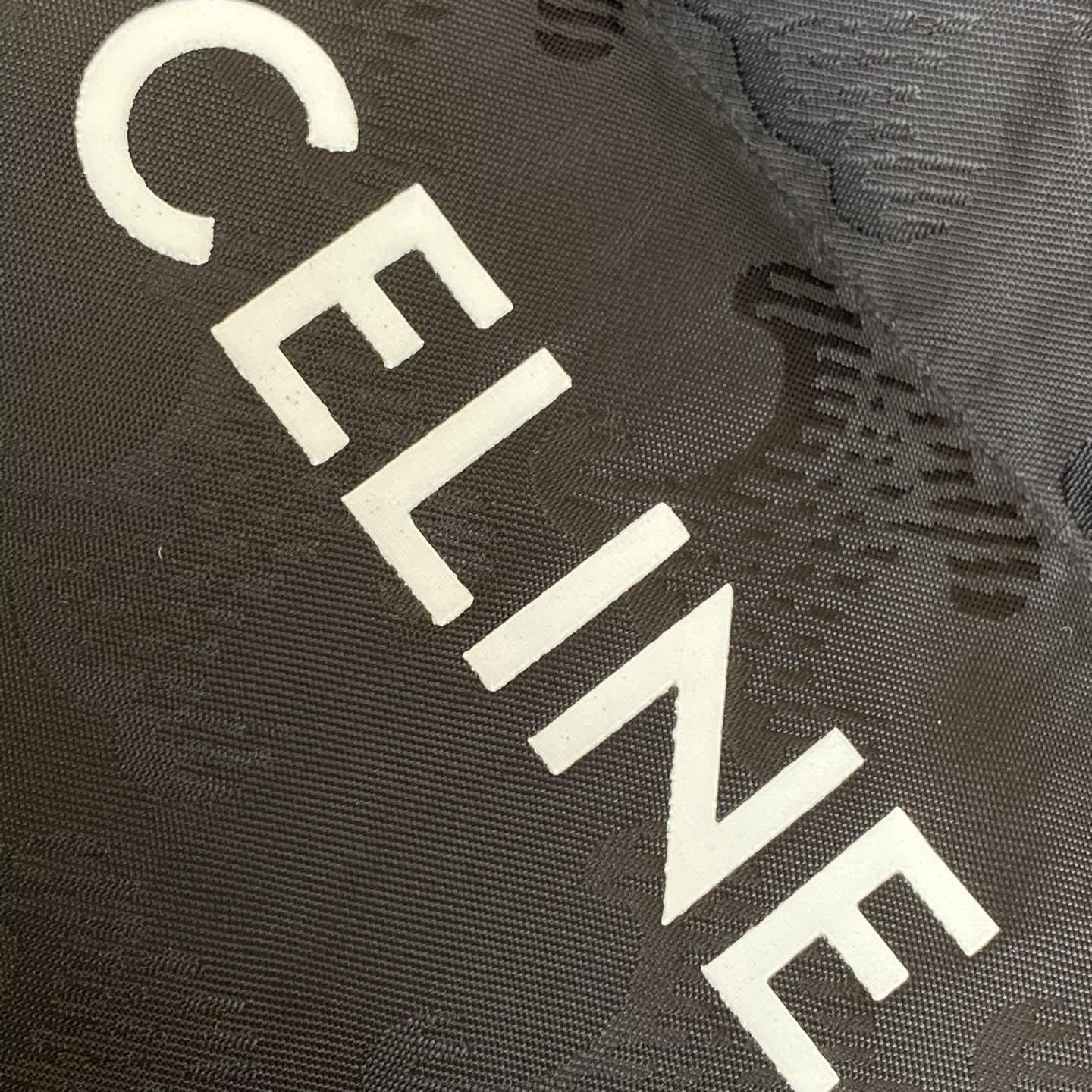 Celine Down Jacket In Triomphe Nylon Jacquard  - PerfectKickZ