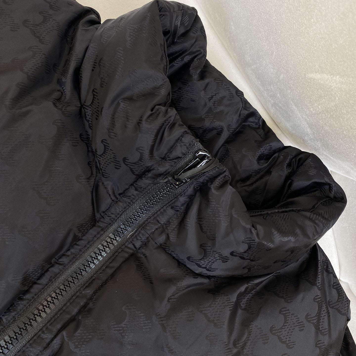 Celine Down Jacket In Triomphe Nylon Jacquard  - PerfectKickZ