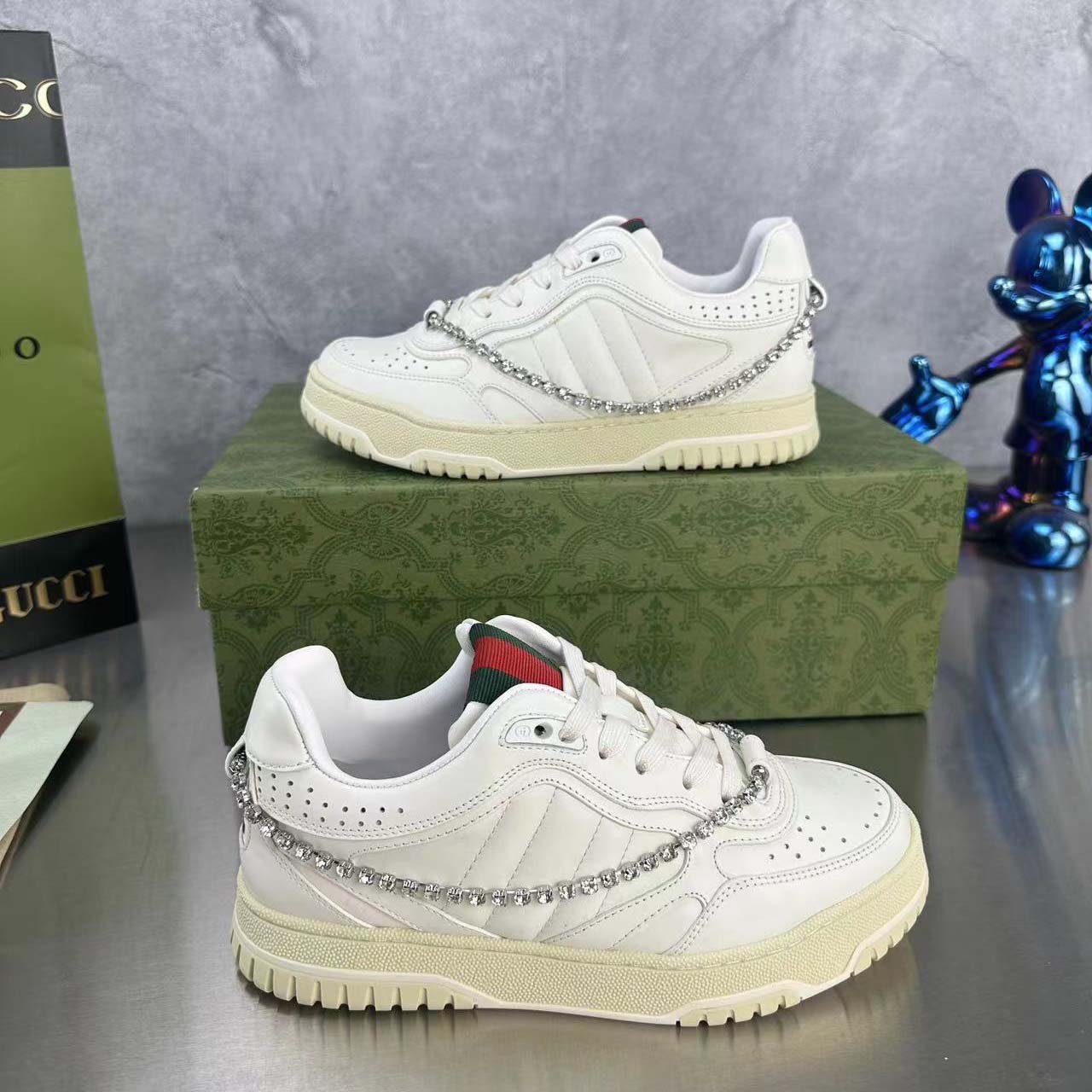 Gucci Women's Gucci Re-Web Sneaker - PerfectKickZ
