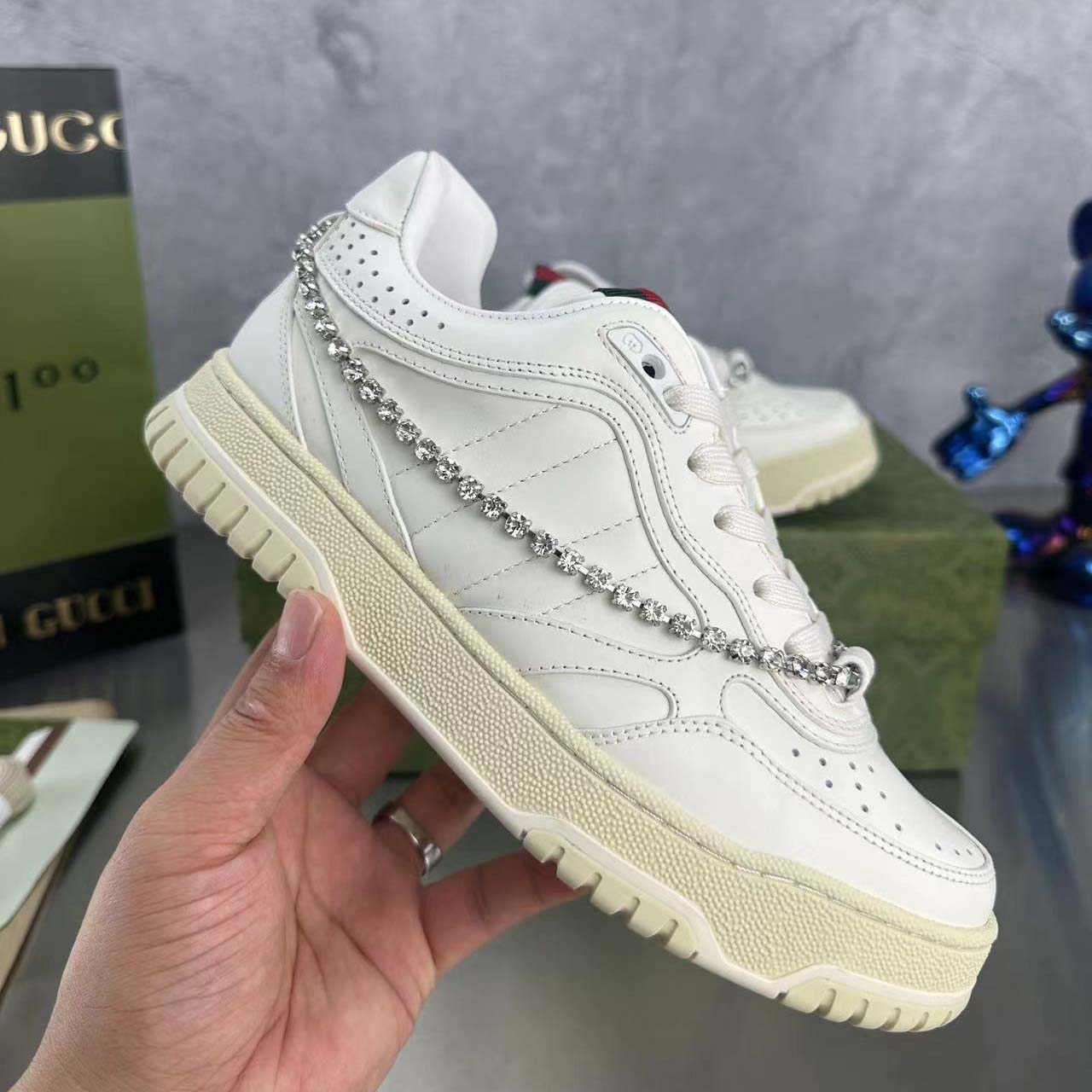 Gucci Women's Gucci Re-Web Sneaker - PerfectKickZ