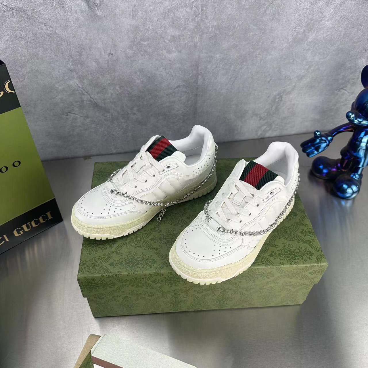 Gucci Women's Gucci Re-Web Sneaker - PerfectKickZ