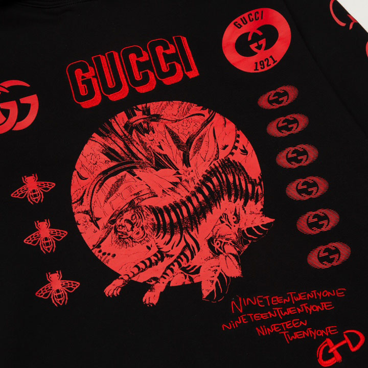 Gucci Symbols Hooded Sweatshirt - PerfectKickZ