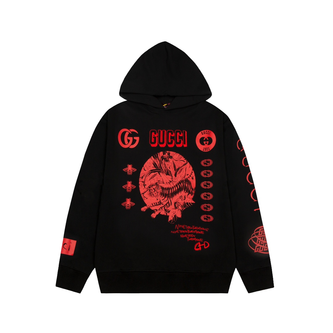 Gucci Symbols Hooded Sweatshirt - PerfectKickZ
