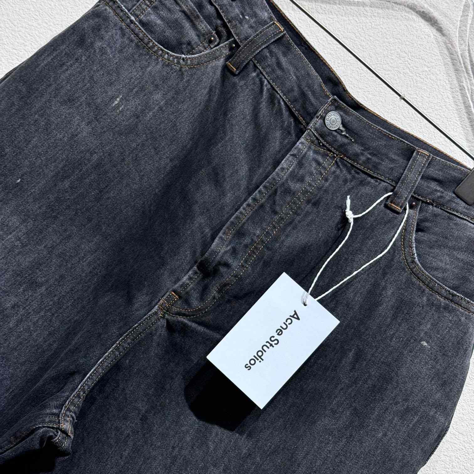 Acne Studios Men's Blue Dark Super Baggy Jeans - PerfectKickZ