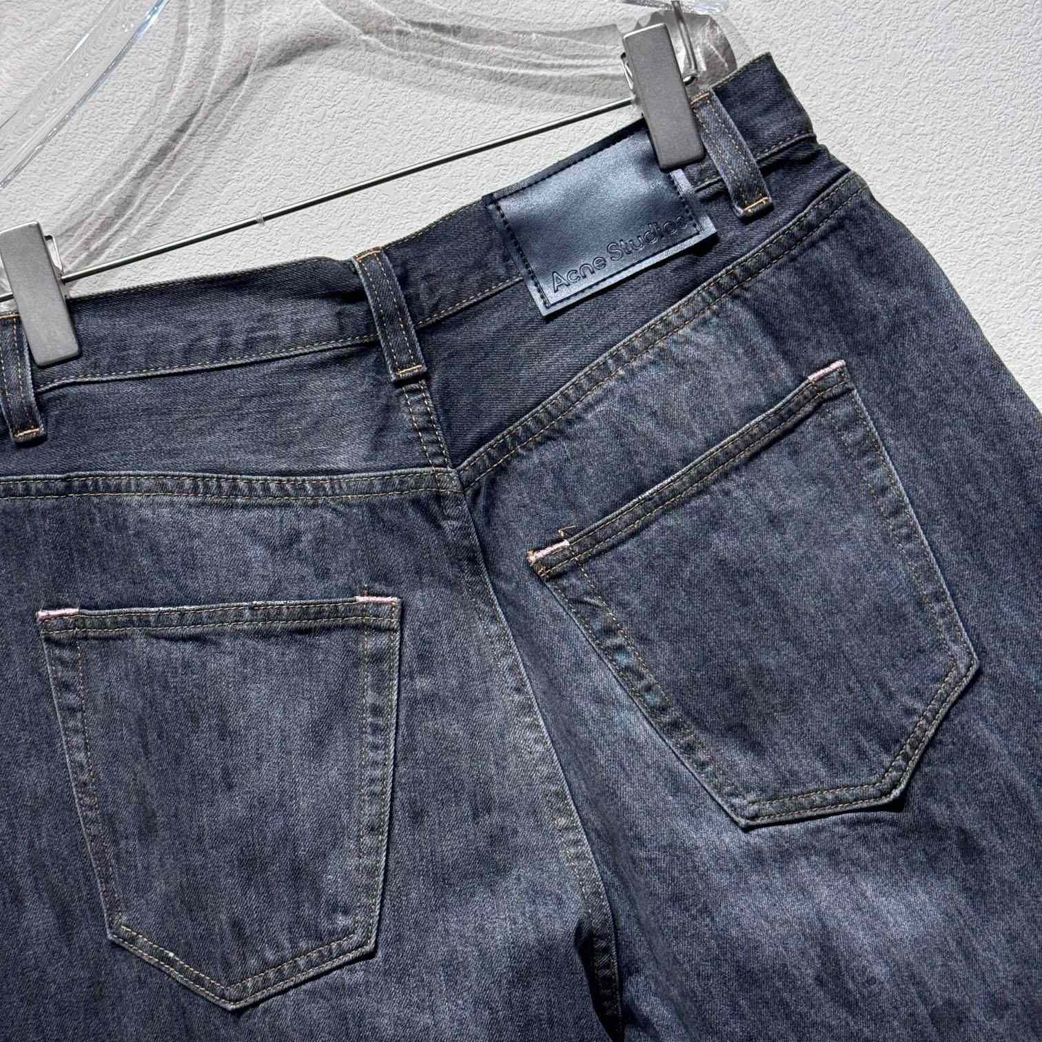 Acne Studios Men's Blue Dark Super Baggy Jeans - PerfectKickZ