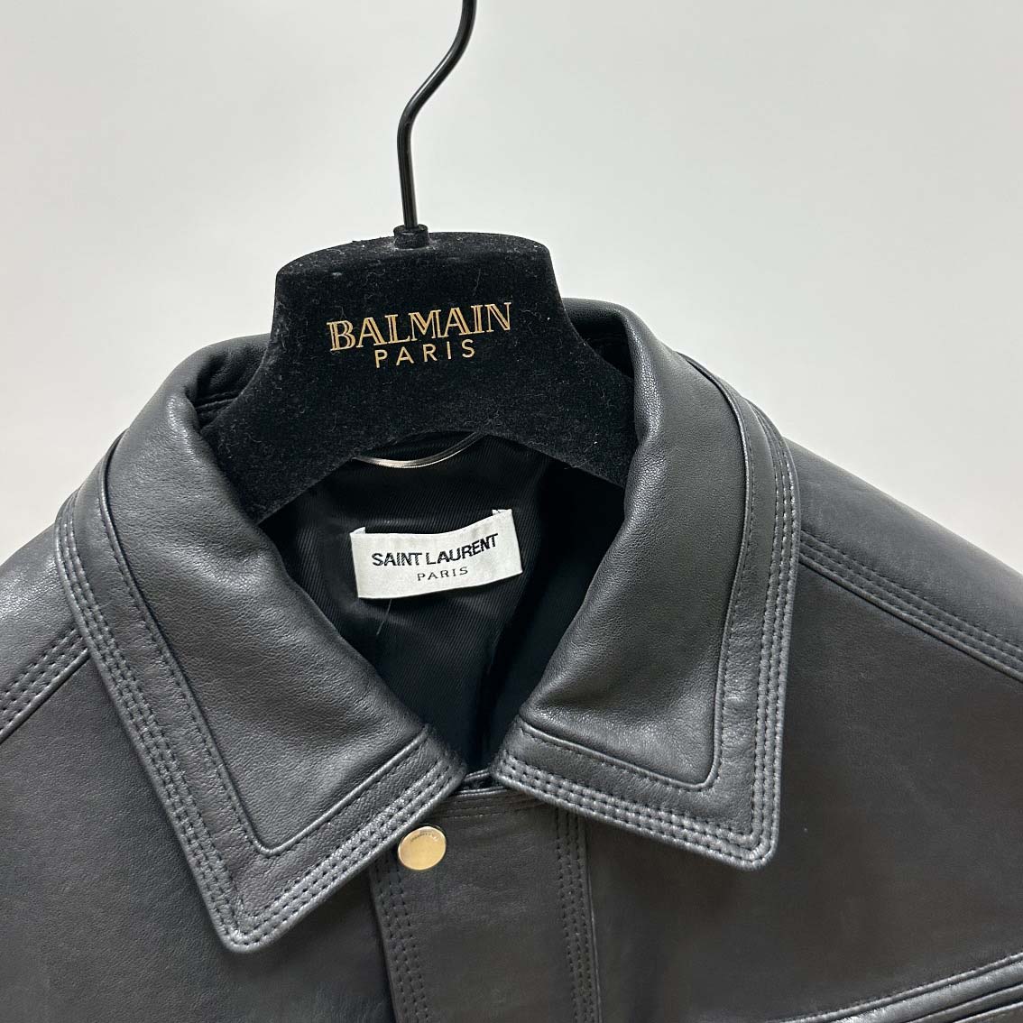 Saint Laurent Leather Jacket - PerfectKickZ