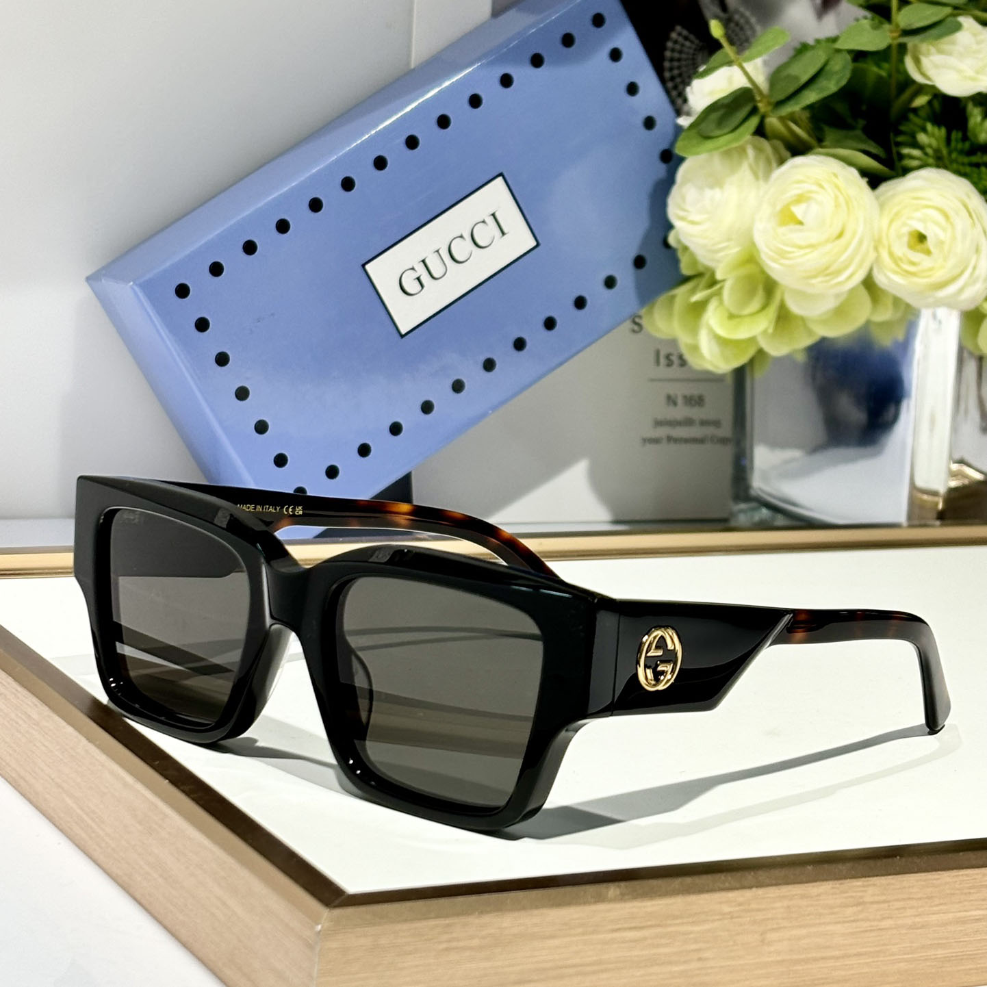 Gucci Square Frame Sunglasses    GG1663S - PerfectKickZ