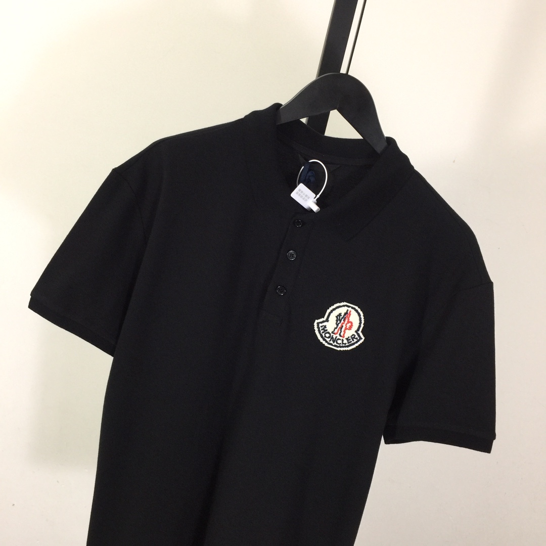 Moncler Logo Cotton Polo Shirt - PerfectKickZ