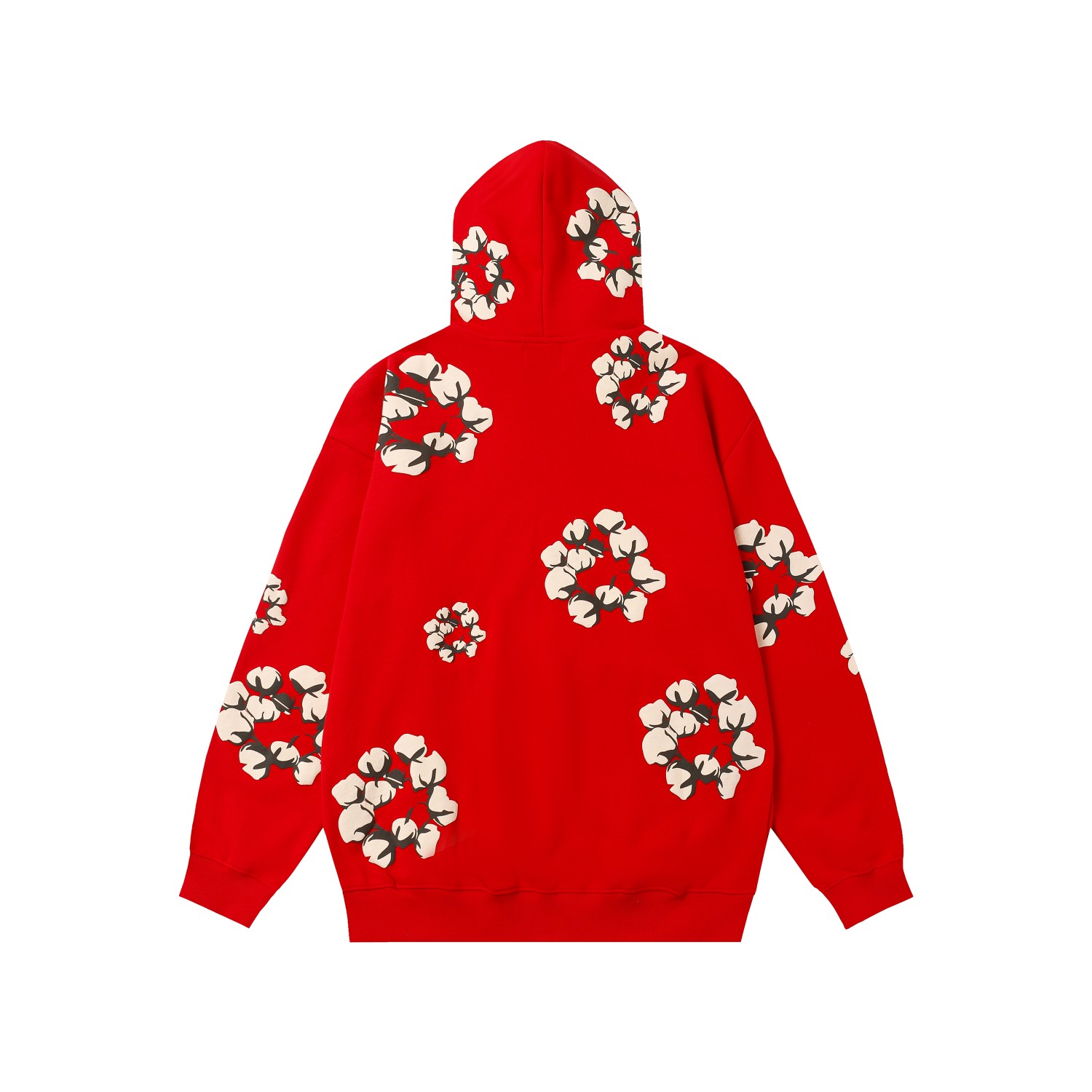 Denim Tears Cactus Tears Wreath Hoodie Red - PerfectKickZ
