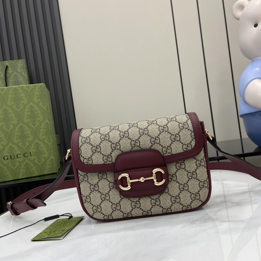 Gucci Horsebit 1955 Soft Mini Shoulder Bag - PerfectKickZ