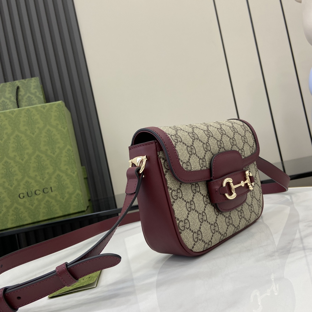 Gucci Horsebit 1955 Soft Mini Shoulder Bag - PerfectKickZ