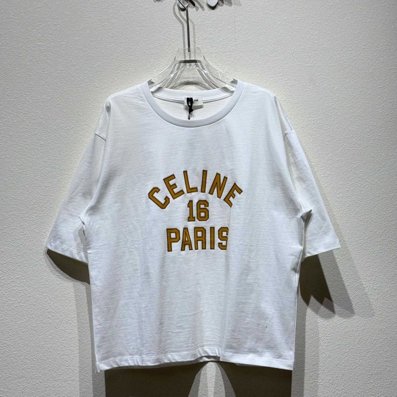 Celine Loose Celine 16 t-shirt In Cotton Jersey - PerfectKickZ