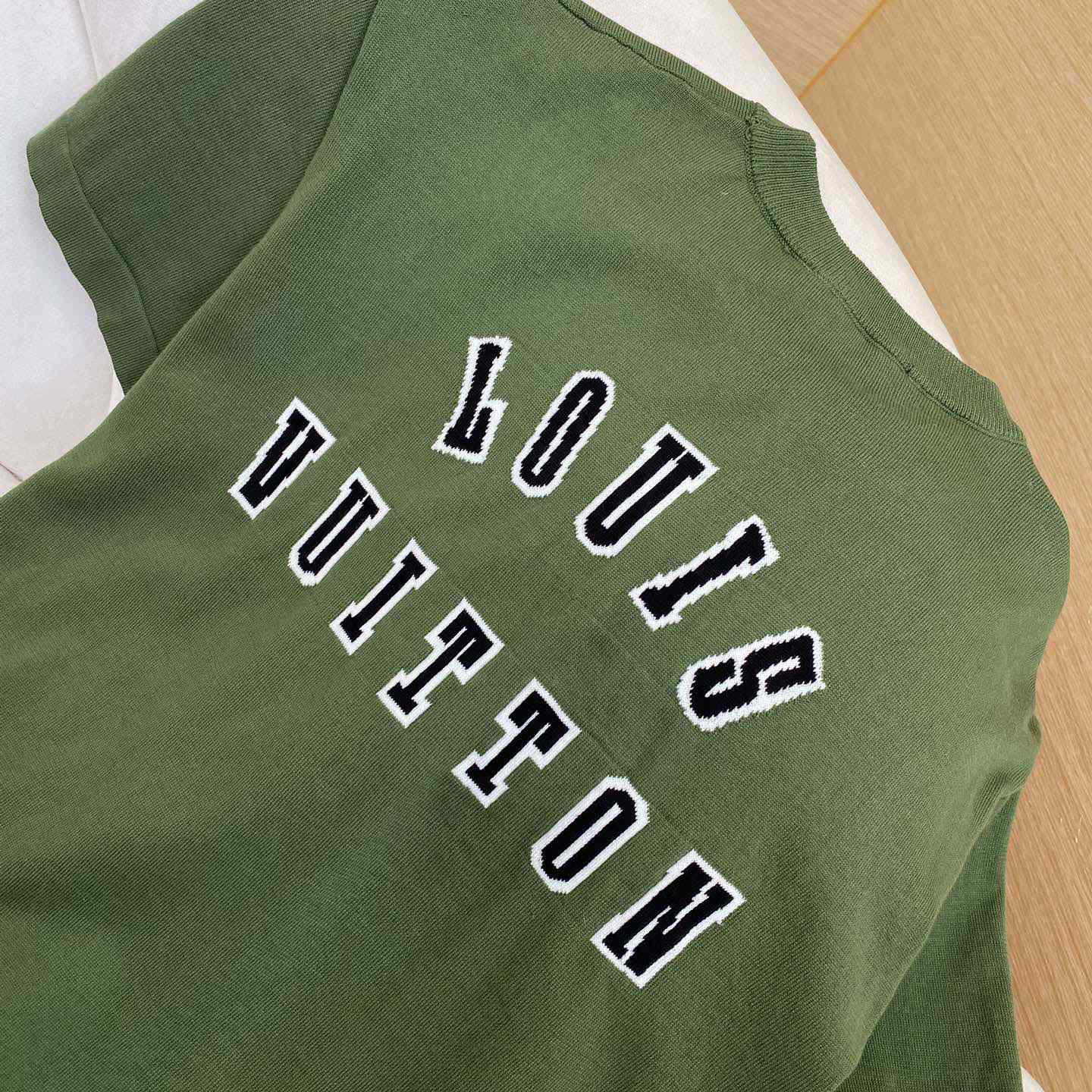 Louis Vuitton Short-Sleeved Cotton Crewneck  1AGJS2 - PerfectKickZ