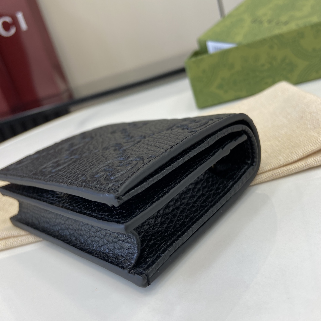 Gucci GG Emblem Mini Wallet - PerfectKickZ