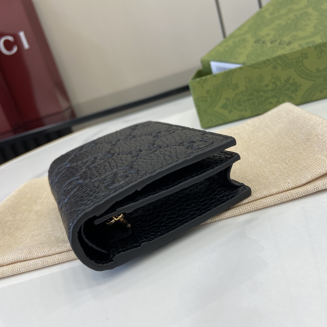 Gucci GG Emblem Mini Wallet - PerfectKickZ