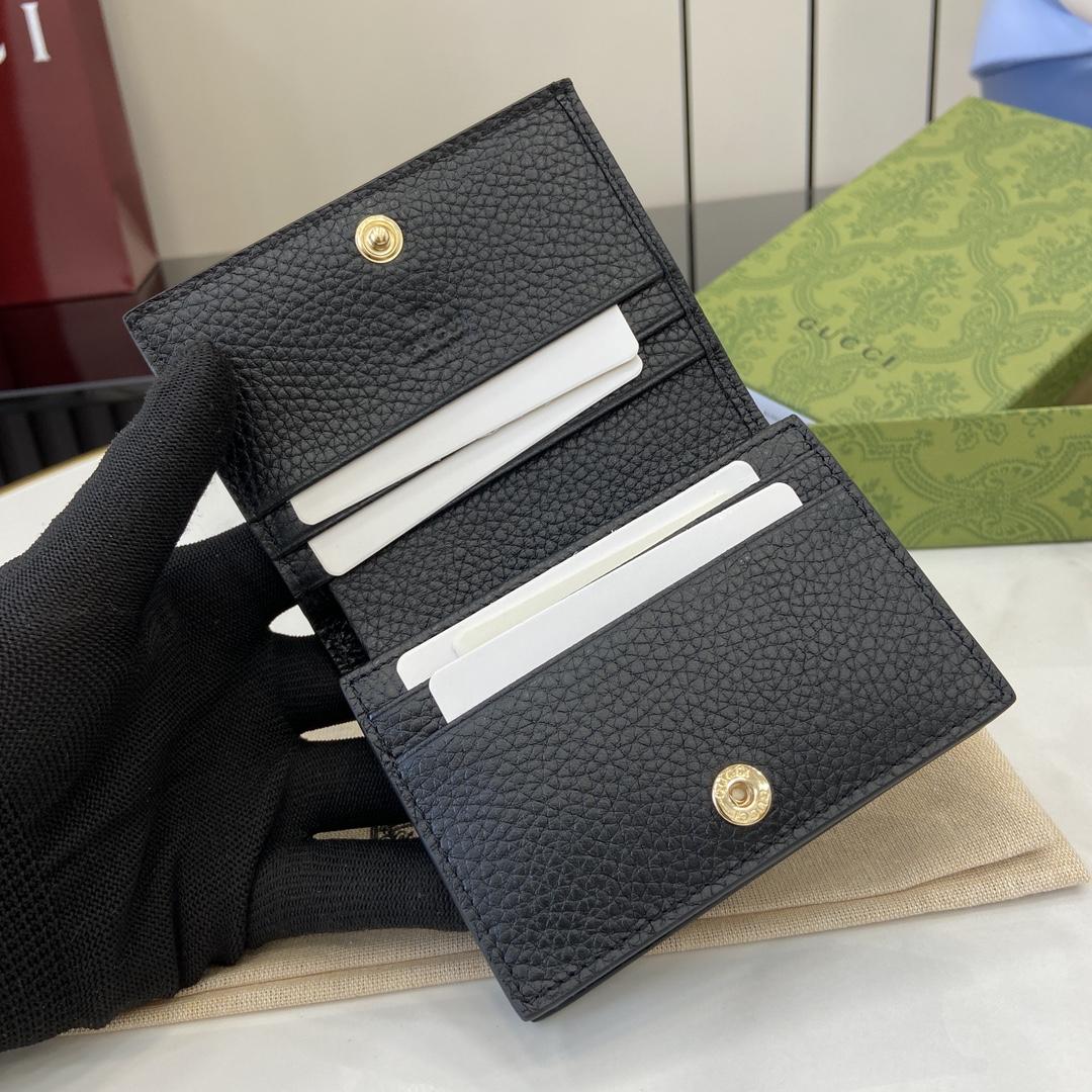 Gucci GG Emblem Mini Wallet - PerfectKickZ