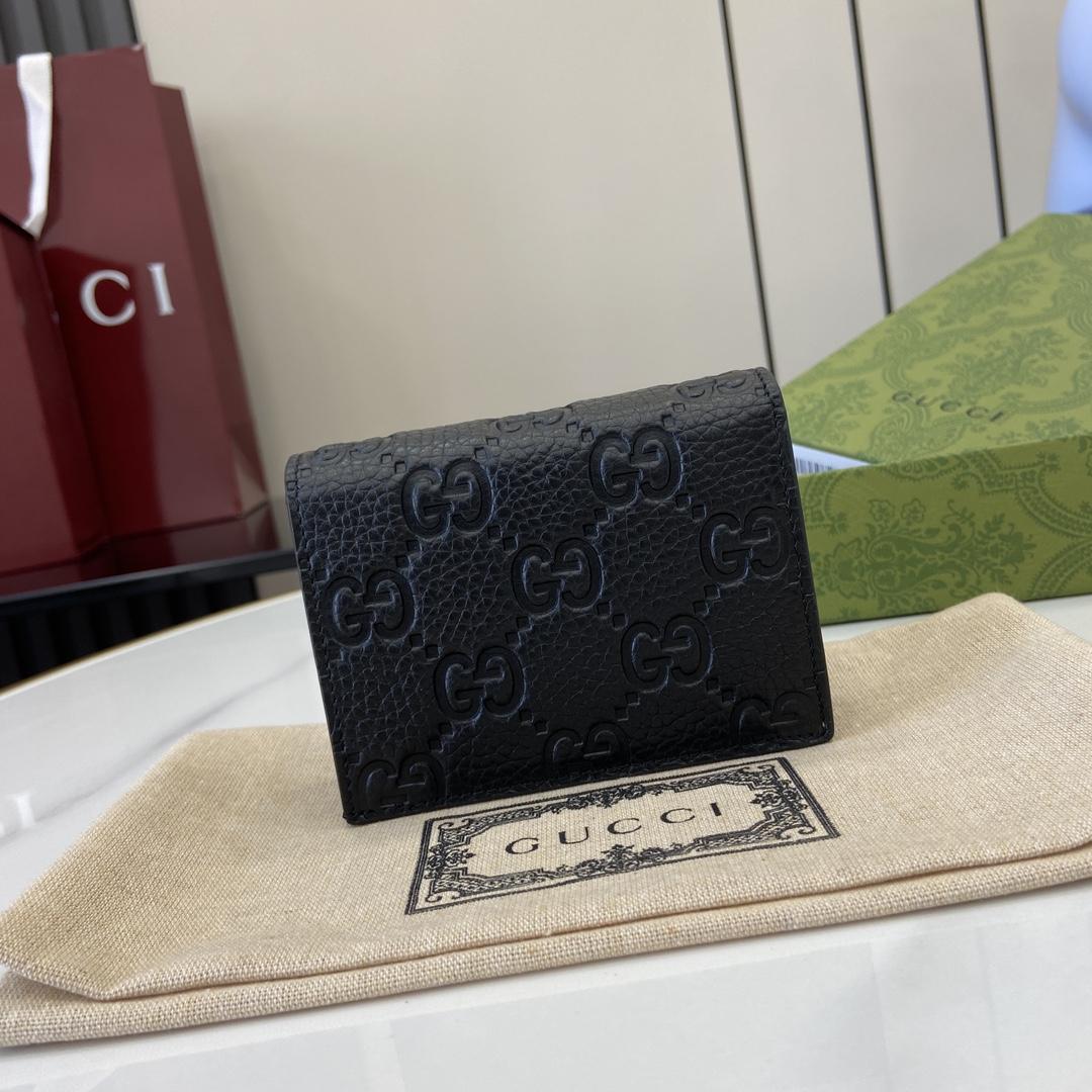 Gucci GG Emblem Mini Wallet - PerfectKickZ
