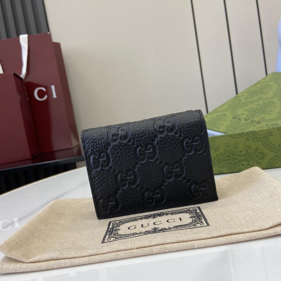Gucci GG Emblem Mini Wallet - PerfectKickZ