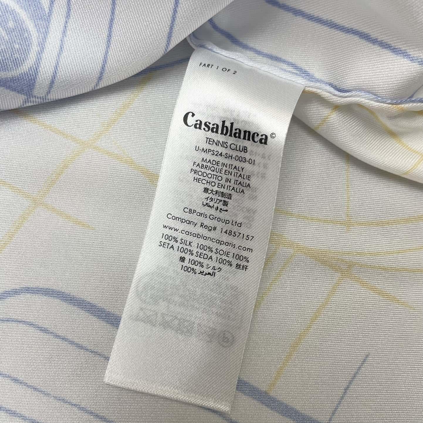 Casablanca Silk Cuban Shirt     CA3513 - PerfectKickZ