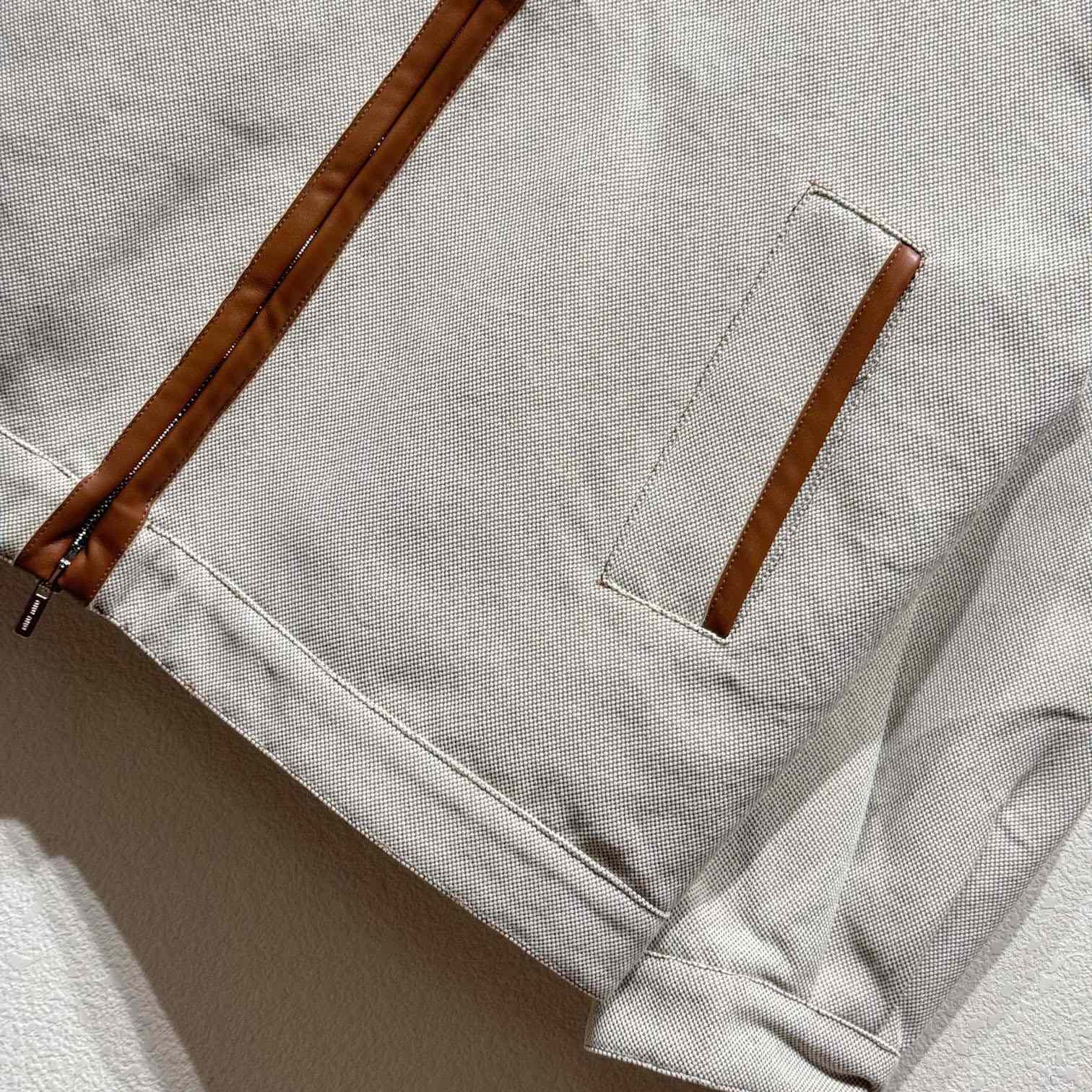 Miu Miu Jacquard Canvas Blouson Jacket - 