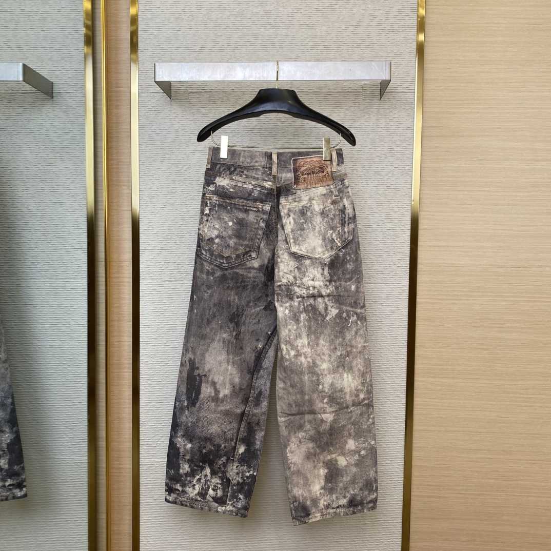 Acne Studios Paint Splatter Denim - 