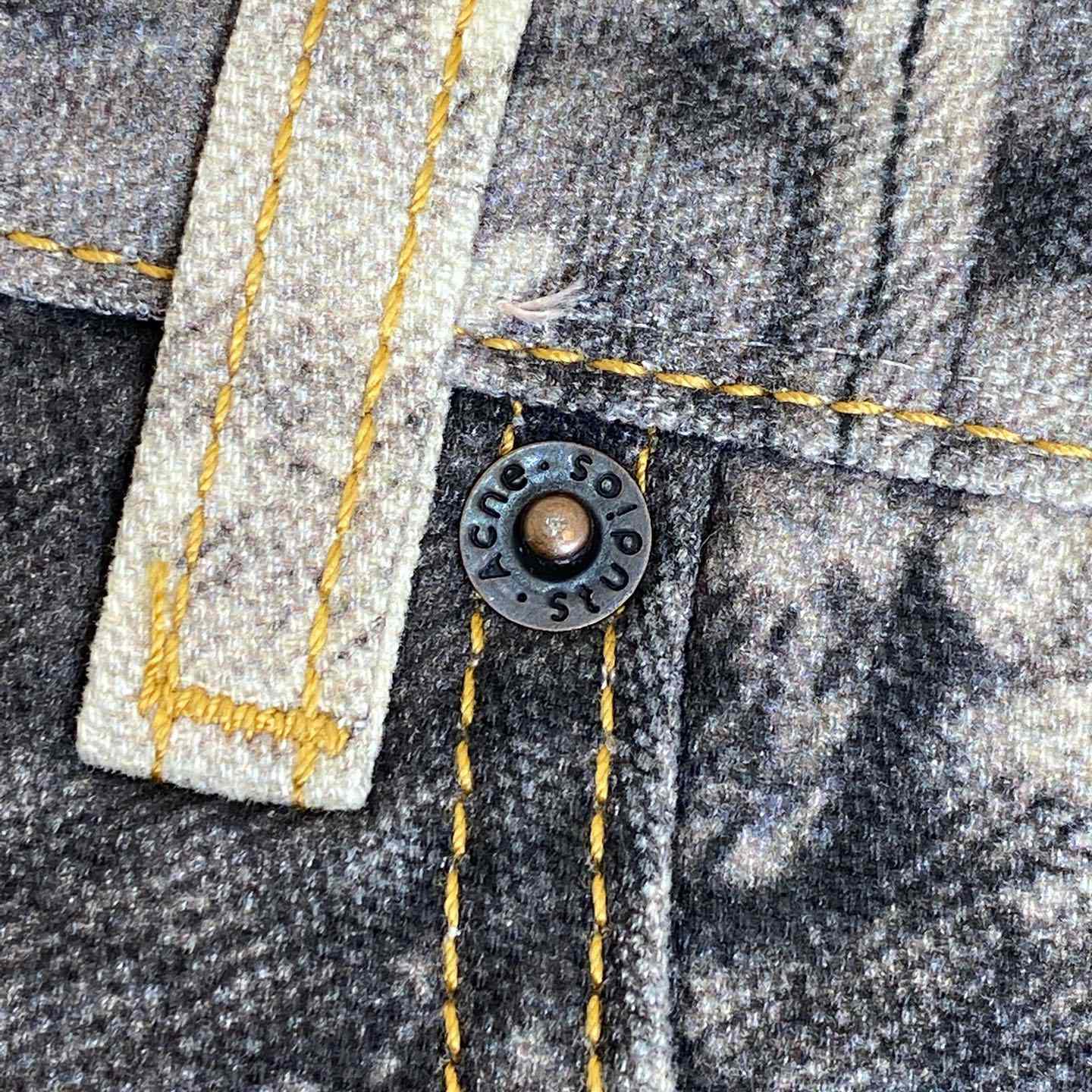 Acne Studios Paint Splatter Denim - 