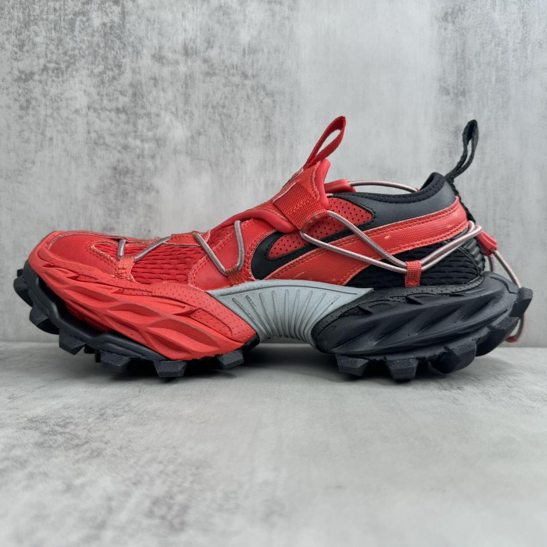 Balenciaga Hike Sneaker In Red And Black  - PerfectKickZ