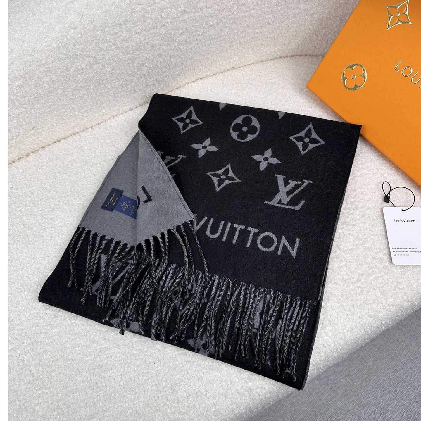 Louis Vuitton All About Monogram Scarf  M79225 - PerfectKickZ