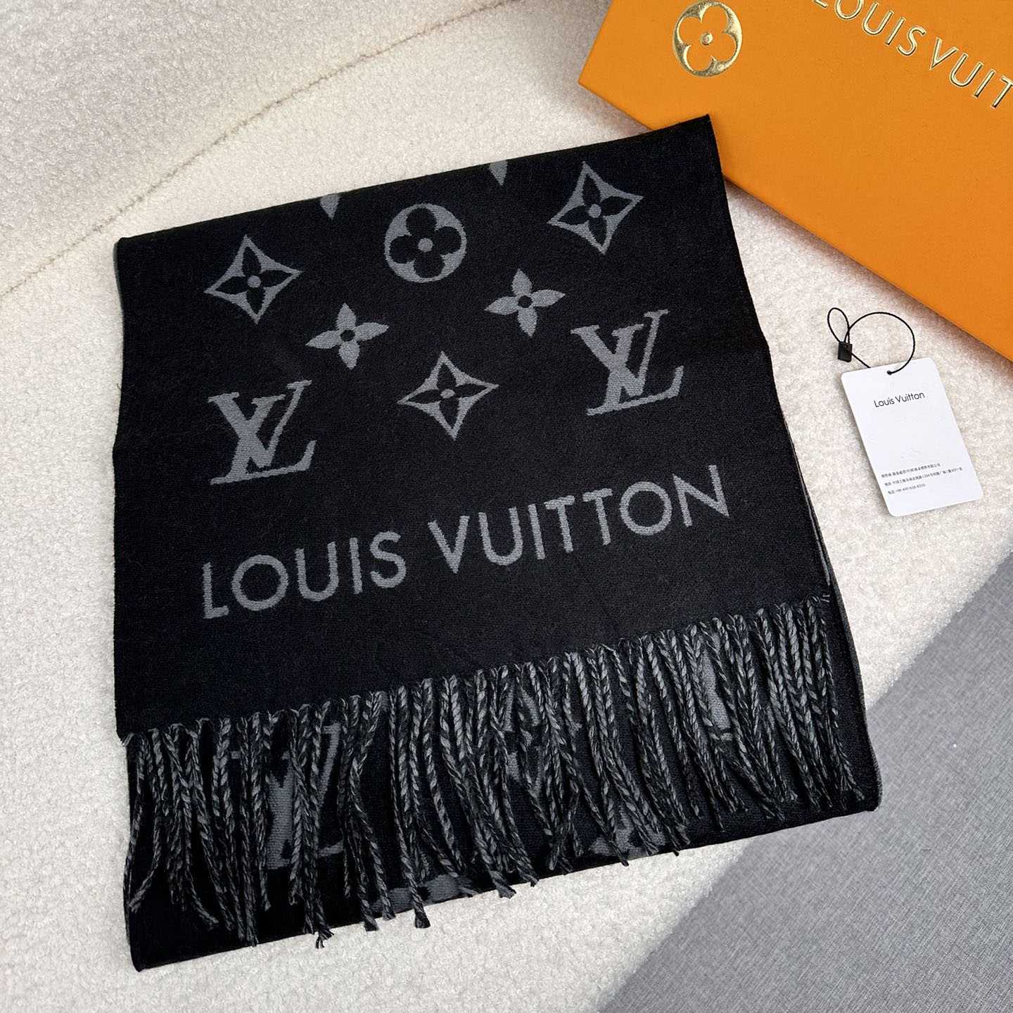 Louis Vuitton All About Monogram Scarf  M79225 - PerfectKickZ