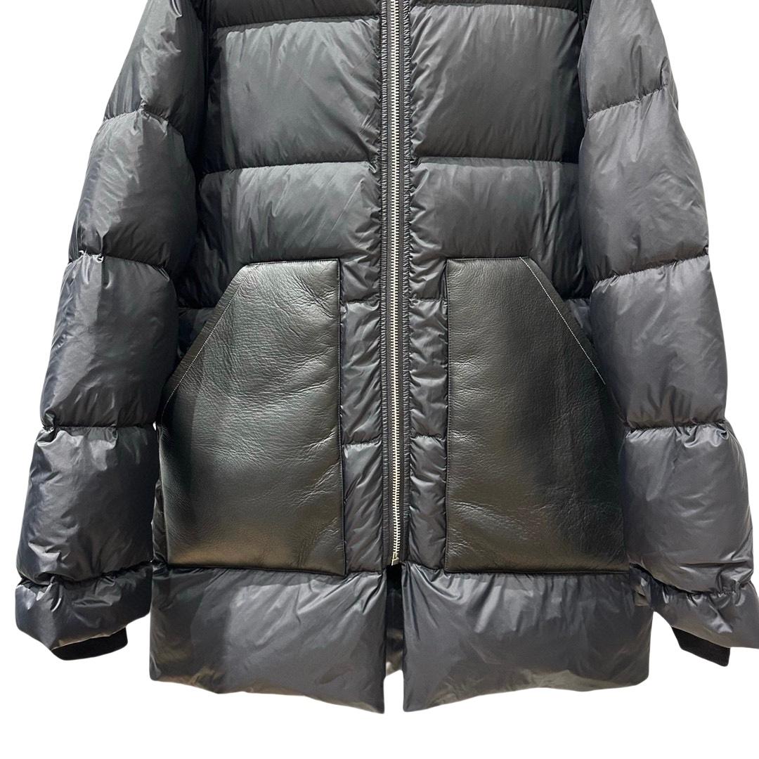 Rick Owens Hooded Duvet Jacket  - PerfectKickZ