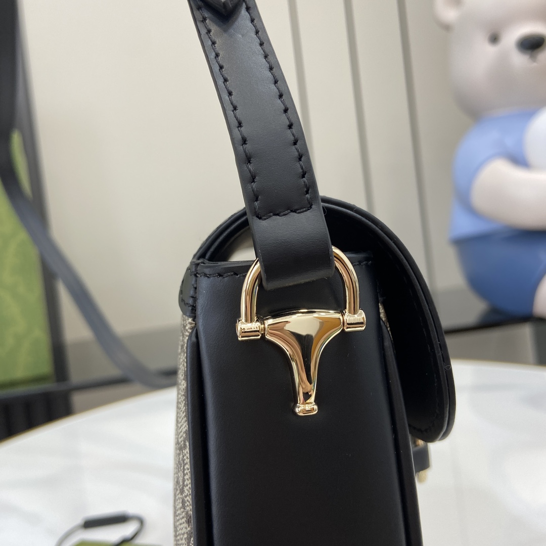 Gucci Horsebit 1955 Soft Mini Shoulder Bag - PerfectKickZ