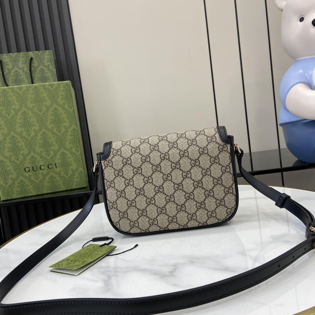 Gucci Horsebit 1955 Soft Mini Shoulder Bag - PerfectKickZ