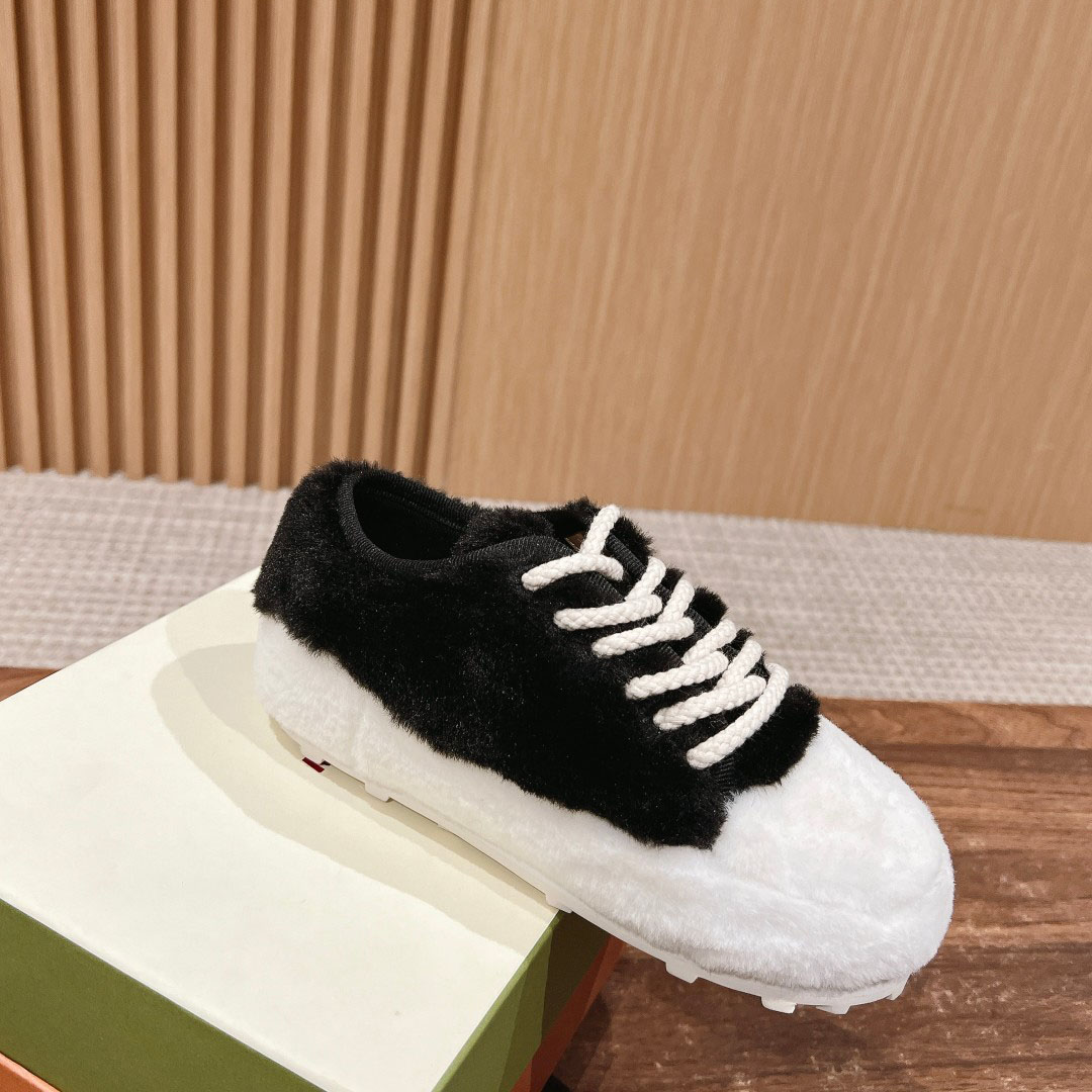 Marni Black Teddy Tennis Sneaker - PerfectKickZ