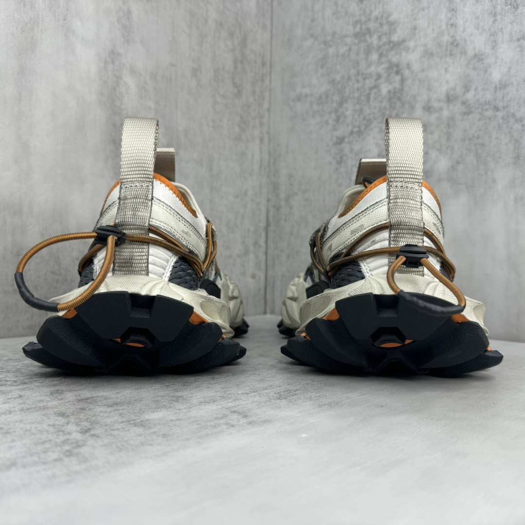 Balenciaga Hike Sneaker In Beige And Orange - PerfectKickZ