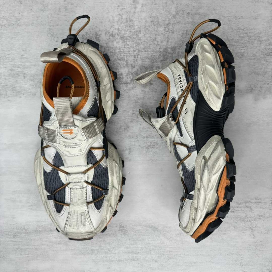 Balenciaga Hike Sneaker In Beige And Orange - PerfectKickZ