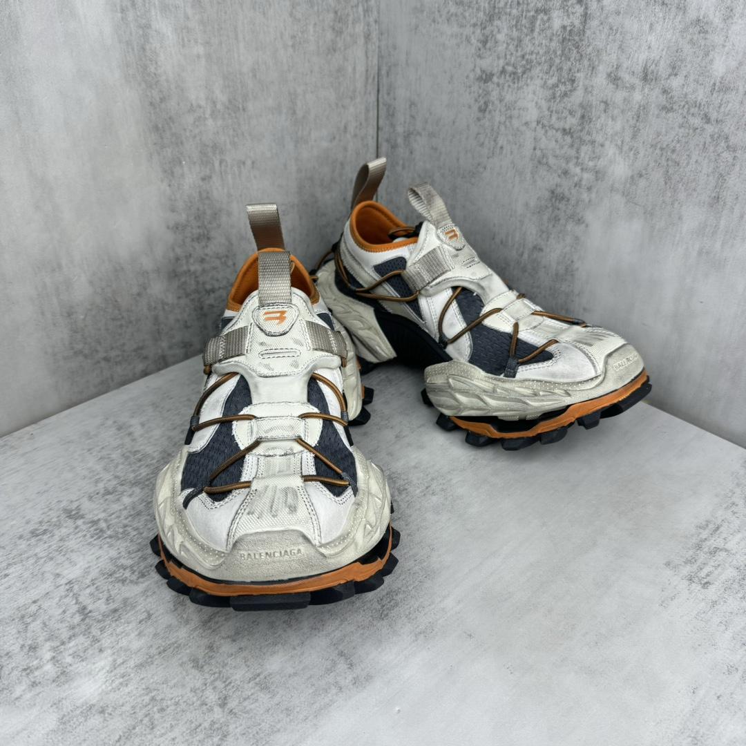 Balenciaga Hike Sneaker In Beige And Orange - PerfectKickZ