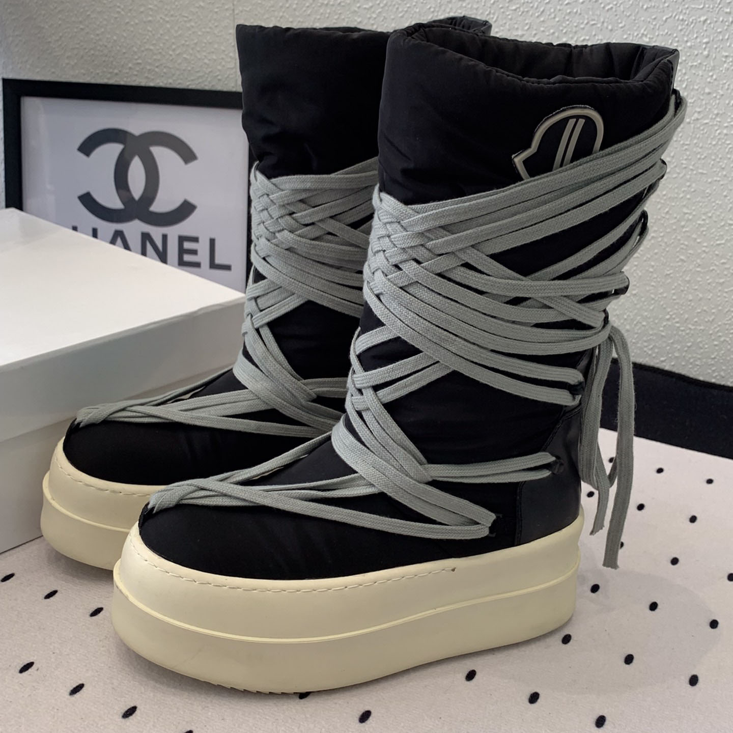 Moncler x Rick Owens Bigrocks Padded Boots - PerfectKickZ