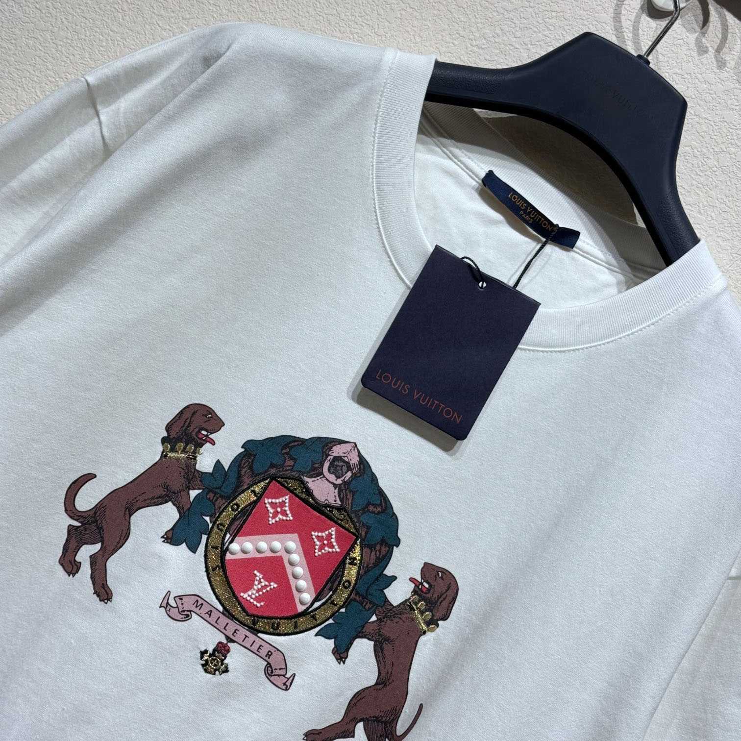 Louis Vuitton Embellished Cotton T-Shirt  1AGJZO - PerfectKickZ