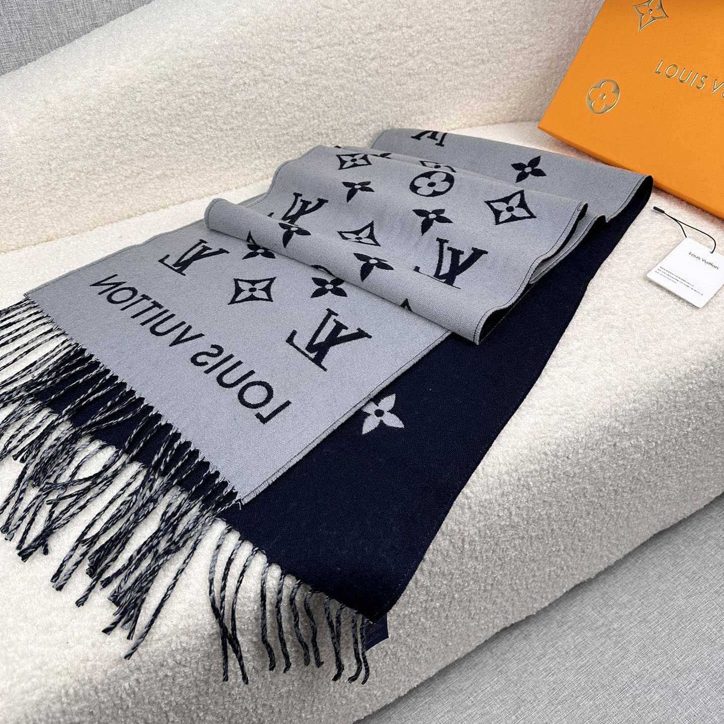 Louis Vuitton All About Monogram Scarf  M79130 - PerfectKickZ